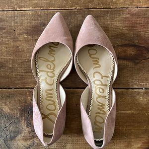 Sam Edelman Mauve Suede Flats. Worn a handful of times.